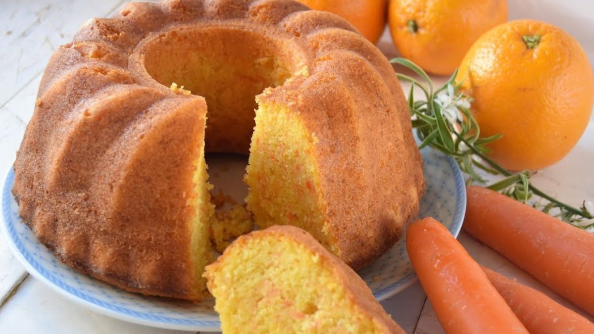 Aprendé a hacer este budín de zanahoria y naranja sin harina.