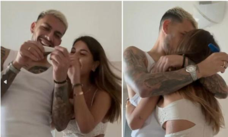 Leandro Paredes mostró el emotivo momento en que se enteró de que su mujer estaba embarazada Leandro Paredes mostró el emotivo momento en que se enteró de que su mujer estaba embarazada