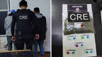 Microtráfico en Santa Fe: detienen a dos hombres que vendían droga en una plaza