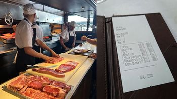 Fue a Don Julio, pidió vacío, vino y postre: mostró el ticket final