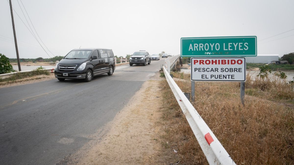 Puente sobre el Arroyo Leyes.&nbsp;