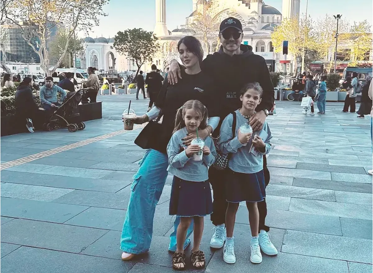 Wanda Nara viajó a Turquía para visitar a sus hijas y a Mauro Icardi.