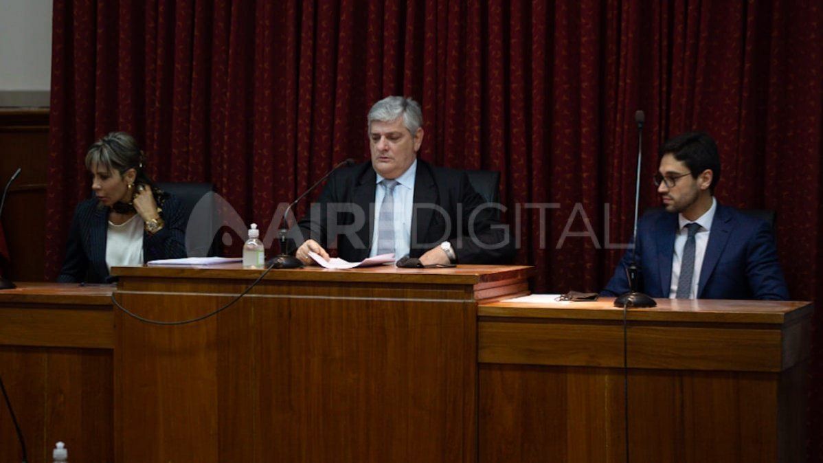 Susana Luna, Jorge Patrizi y Leandro Lazzarini, el tribunal que condenó a Márquez