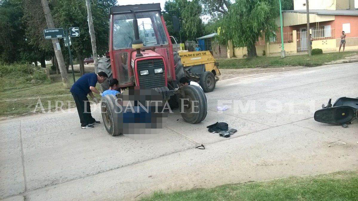 Accidente fatal en Santo Tomé