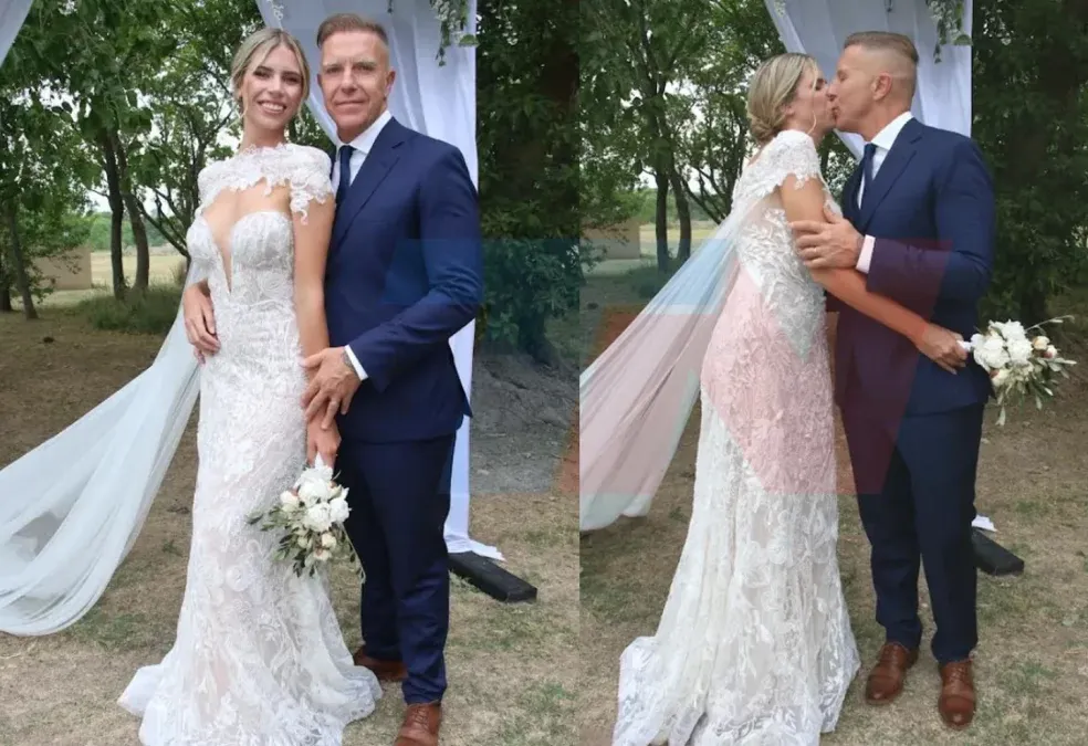 Alejandro Fantino y Coni Mosqueira lucieron impecables. (Foto: TN)