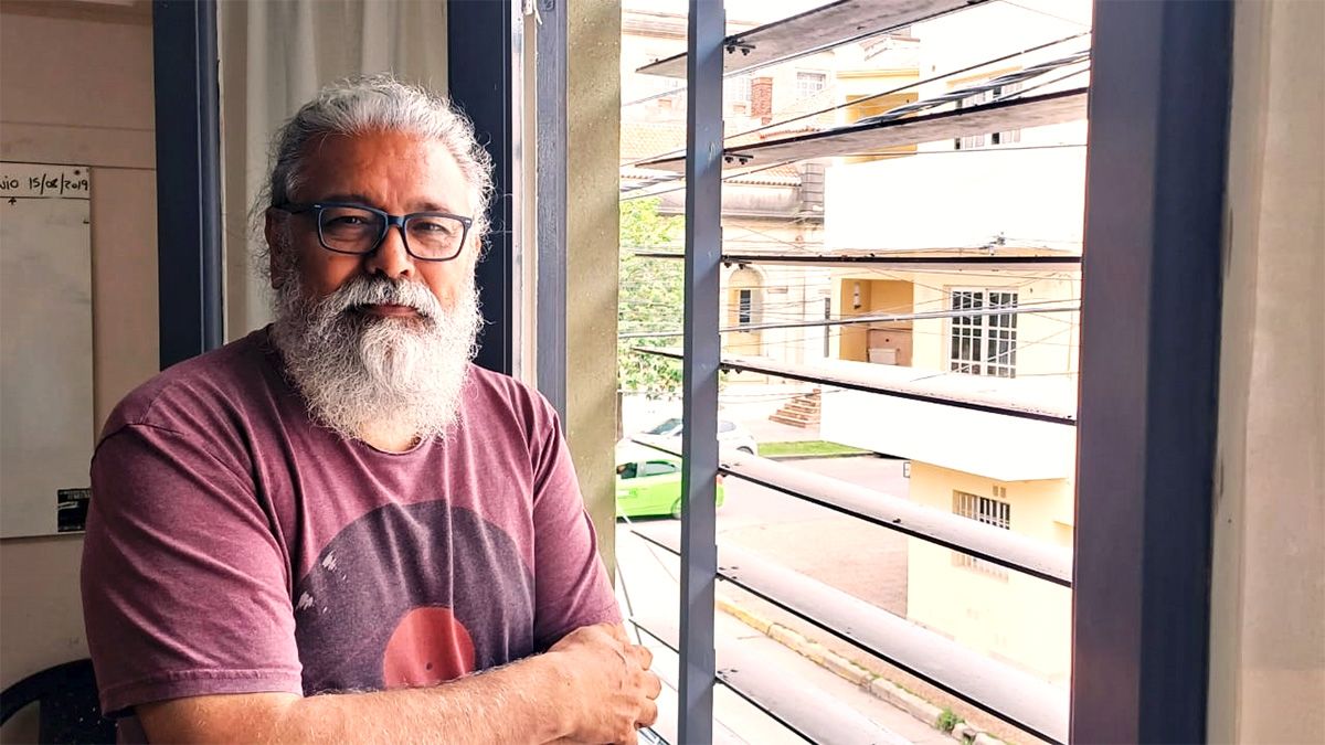 Oscar Vallejos, secretario general de la Asociaci&oacute;n de Docentes de la Universidad Nacional del Litoral y secretario adjunto de Conadu Hist&oacute;rica.