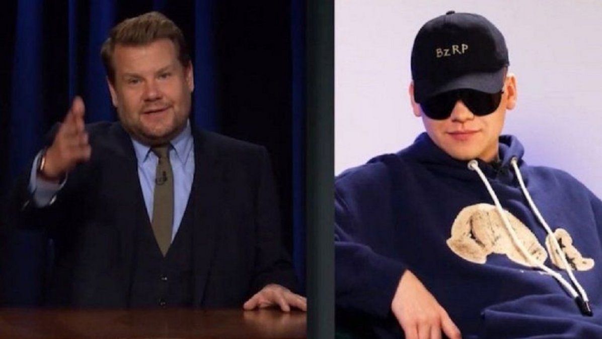 Bizarrap fue entrevistado por James Corden.