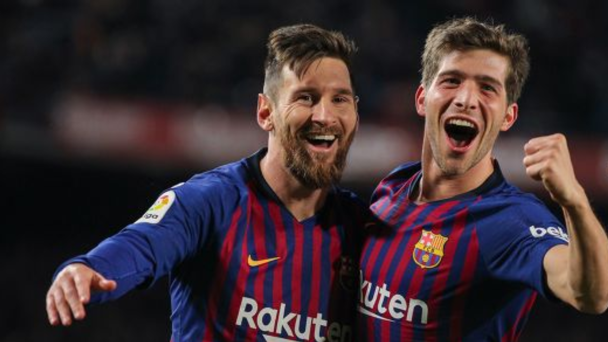 Sergi Roberto fue compañero de Messi en Barcelona. Sergi Roberto fue compañero de Messi en Barcelona.