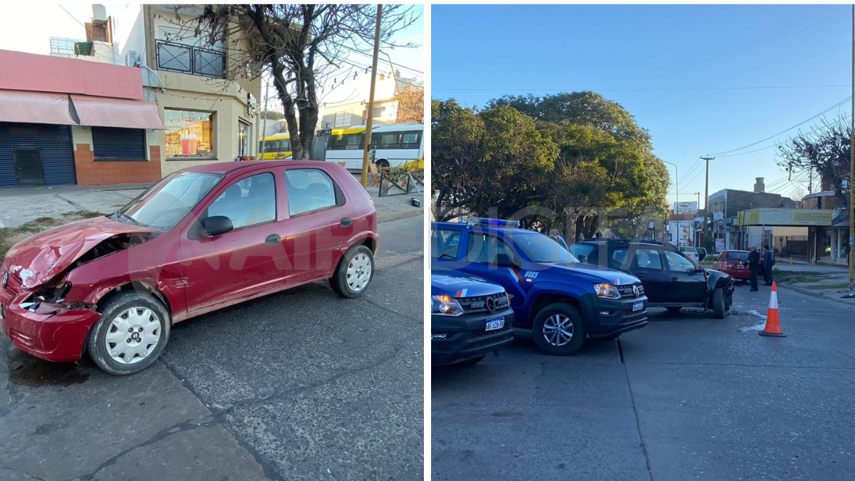 Accidente en Aristóbulo del Valle y Risso: chocaron una camioneta y un auto donde trasladaban un bebé