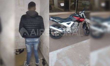 El joven de 22 años fue aprehendido por intentar vender una moto robada por facebook El joven de 22 años fue aprehendido por intentar vender una moto robada por facebook