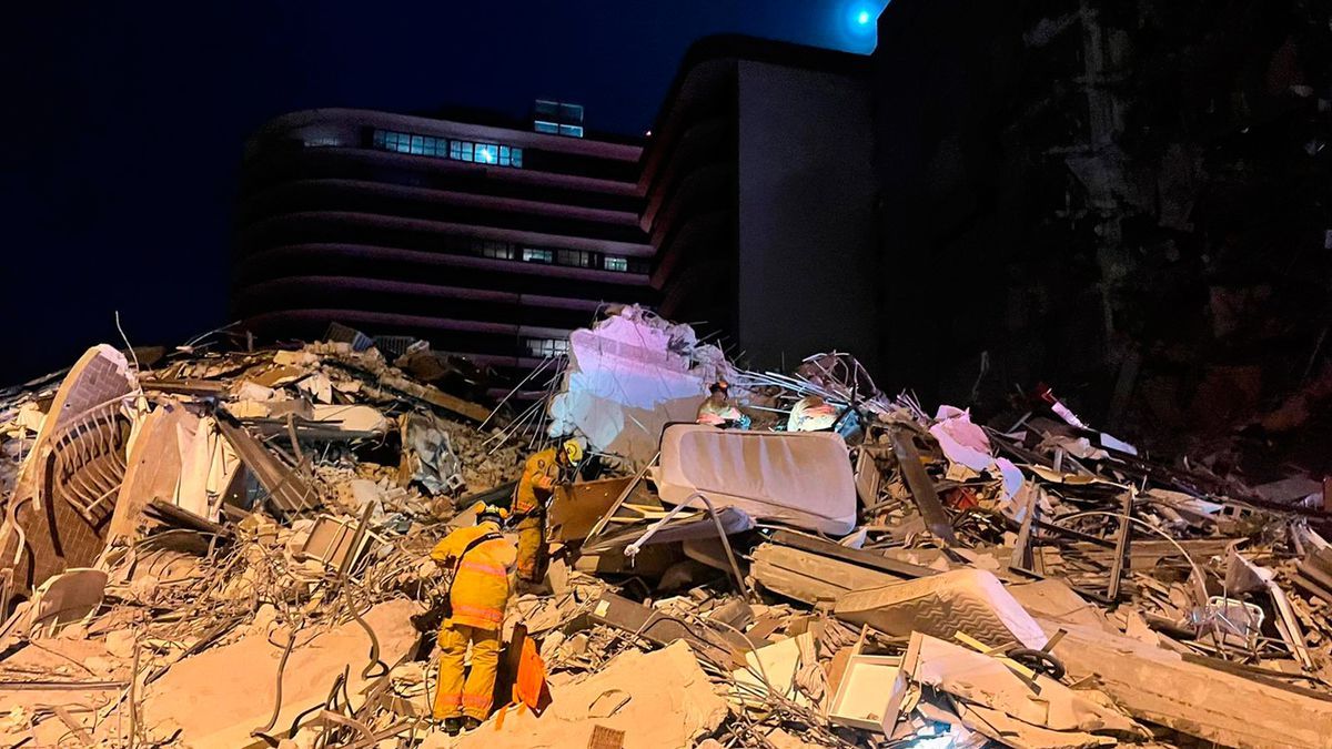 Hay hasta el momento nueve muertos confirmados en el derrumbe en Miami.