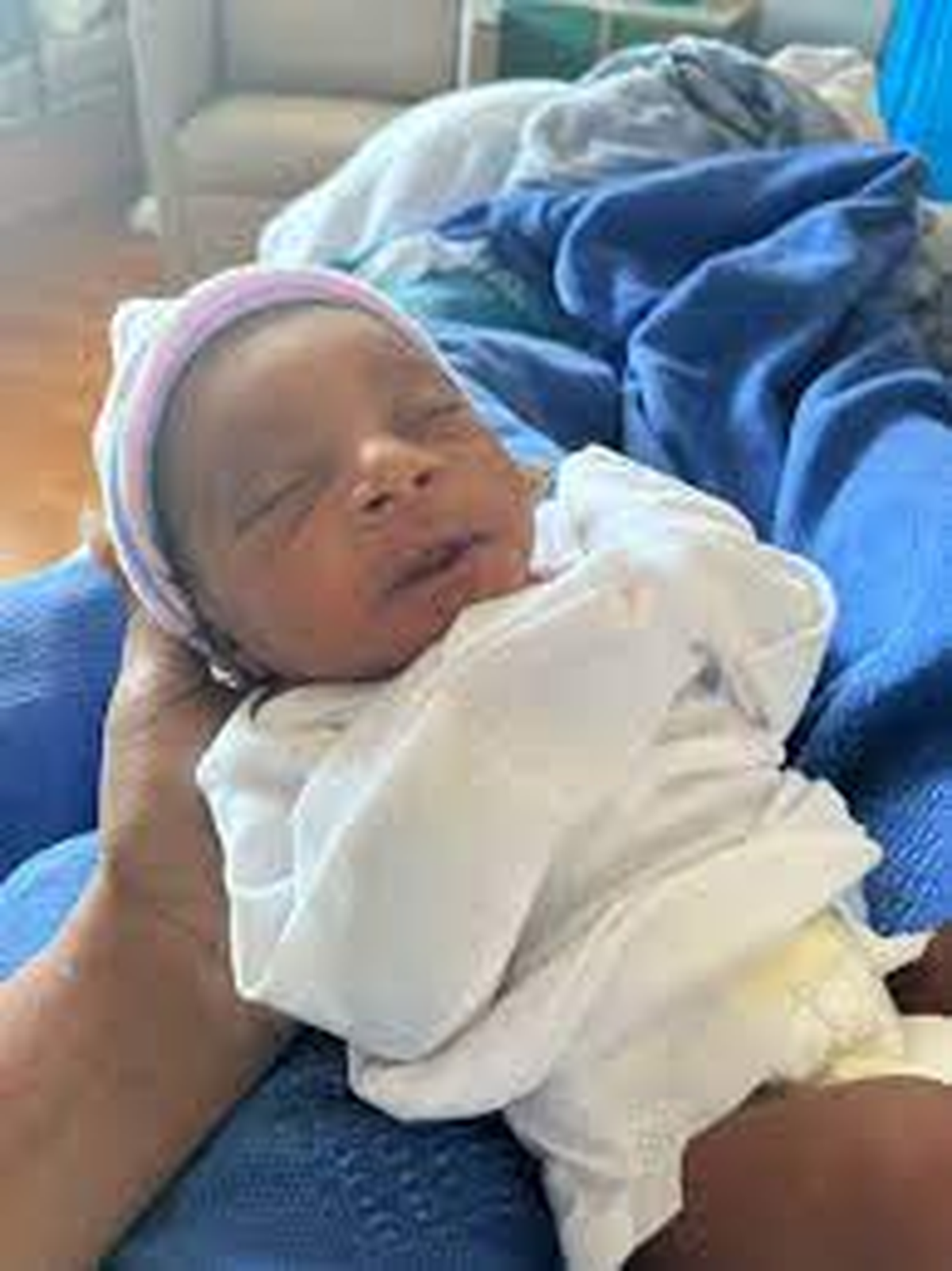 A Victoya Venise, de Louisiana, aún le quedaban semanas para que llegara la fecha de parto