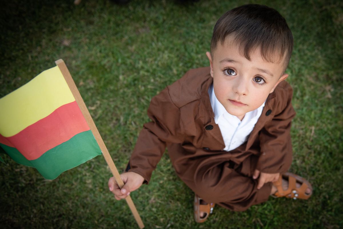 Mauricio llegó hace tres meses a Kurdistán y afirma que el pueblo kurdo es