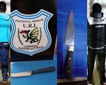 Incautaron cuatro armas blancas y trasladaron a seis personas. Incautaron cuatro armas blancas y trasladaron a seis personas.