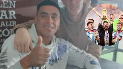 La noche especial de Brian Fernández con un campeón del mundo en el Mundial de Qatar 2022 y un ex Colón