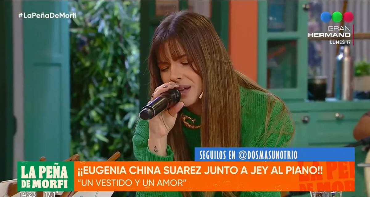 La China Suárez habló de todo en "La peña de morfi": "Conmigo no tienen piedad"