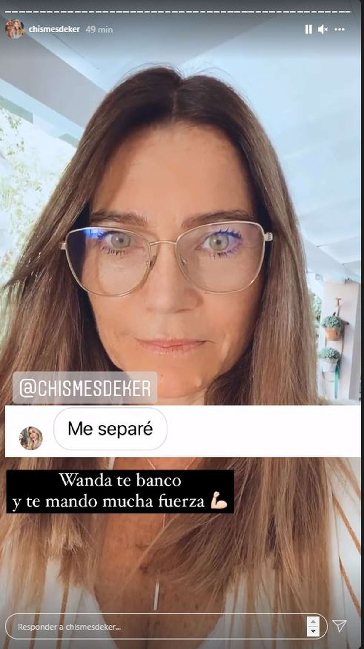 Wanda Nara confirmó su separación.