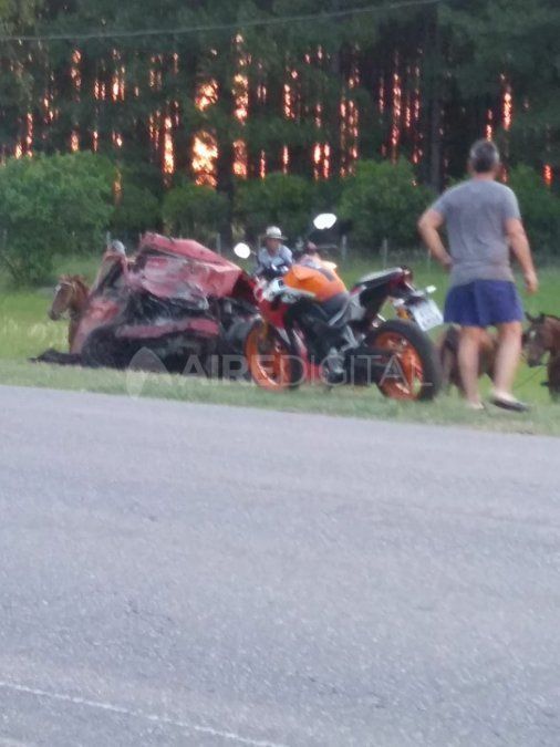 Accidente fatal en ruta 1: falleció una mujer tras el choque de frente de dos autos