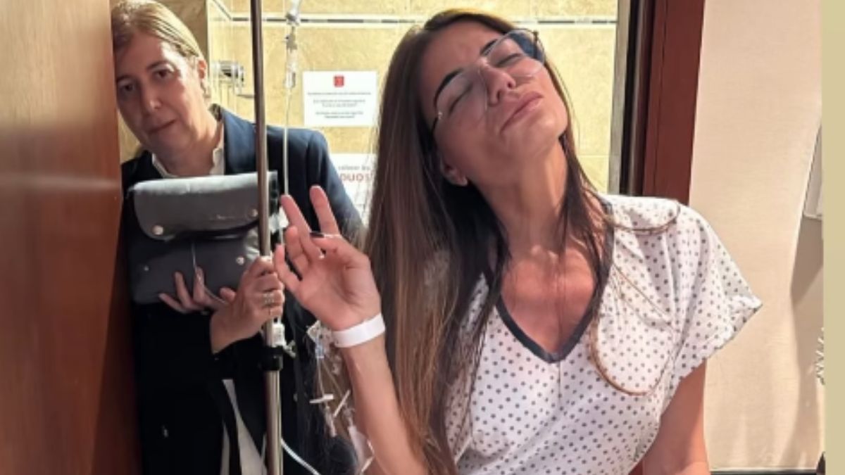 Zulemita Menem mostró su recuperación en una clínica tras sufrir un accidente.