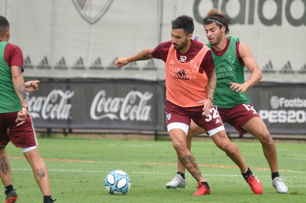 Sin Gallardo, River se entrenó en Ezeiza pensando en Unión
