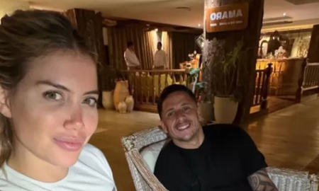 La conductora le hizo una importante declaración de amor a su novio, Martín Migueles. La conductora le hizo una importante declaración de amor a su novio, Martín Migueles.