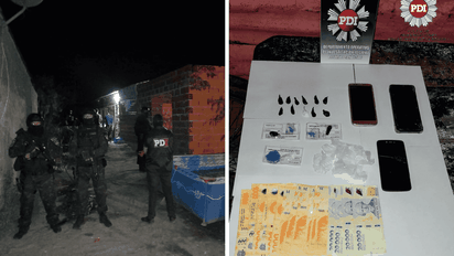 Encontraron cocaína, marihuana lista para la venta y detuvieron a una pareja en San Justo