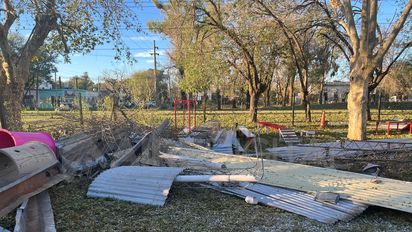 Temporal en Funes: el intendente afirmó que el Gobierno nacional enviará una ayuda de 2.000 millones de pesos por los destrozos