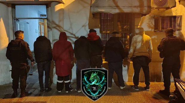 Seis detenidos en barrio Sarmiento