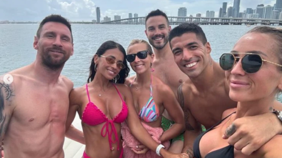 La foto de Antonela Roccuzzo y Luis Suárez que desató los rumores de infidelidad. La foto de Antonela Roccuzzo y Luis Suárez que desató los rumores de infidelidad.