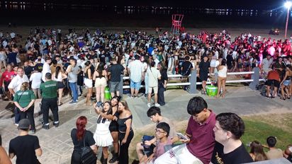 Año Nuevo en Santa Fe: miles de vecinos celebraron en la Costanera Oeste