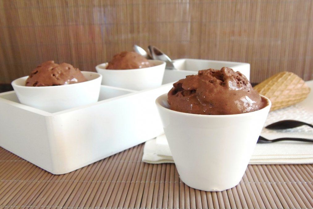 Helado de chocolate y caf&eacute;