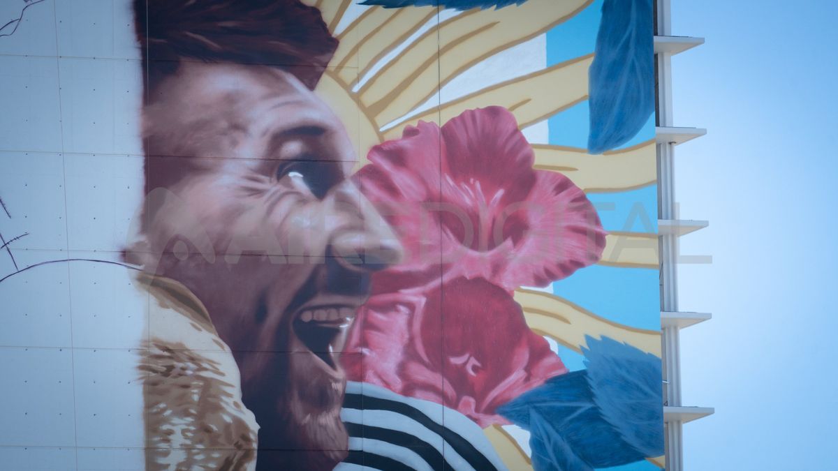 ¡Impactante!: el mural de Lionel Messi que será el más grande del mundo