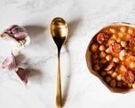 Guiso de garbanzos. Guiso de garbanzos.