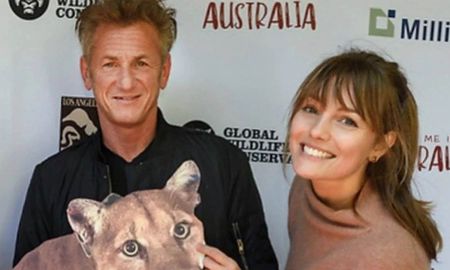 Sean Penn con Leila George.jpg Sean Penn con Leila George.jpg