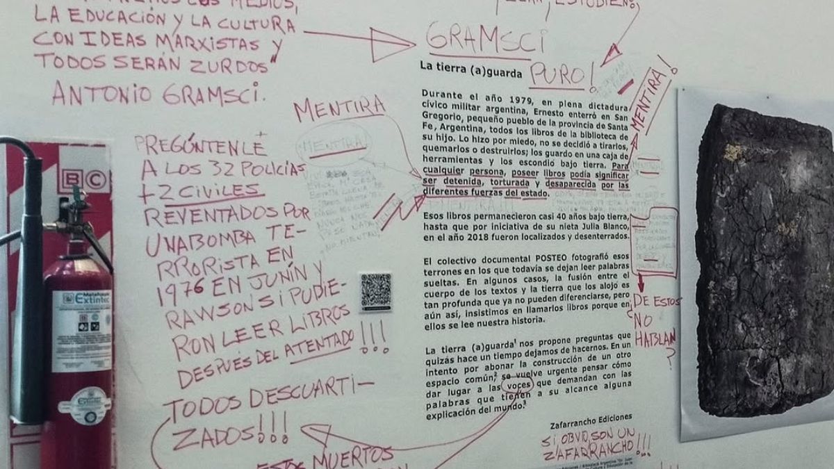 La muestra La tierra (a)guarda