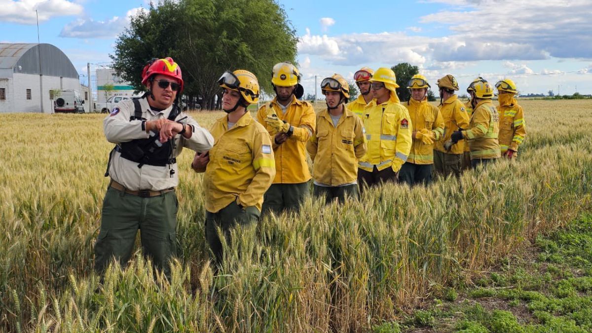 La capacitación a los brigadistas se realizó en la sede de la Federación Santafesina de Asociaciones de Bomberos Voluntarios, ubicada en Gálvez. La capacitación a los brigadistas se realizó en la sede de la Federación Santafesina de Asociaciones de Bomberos Voluntarios, ubicada en Gálvez.