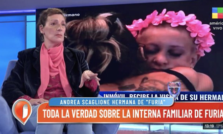 Habla Andrea, la otra hermana de Furia de Gran Hermano y reveló la tremenda interna familiar Habla Andrea, la otra hermana de Furia de Gran Hermano y reveló la tremenda interna familiar