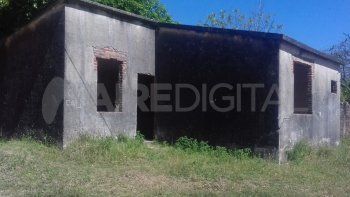 La vivienda en la que fue rescatada la víctima el domingo pasado. 