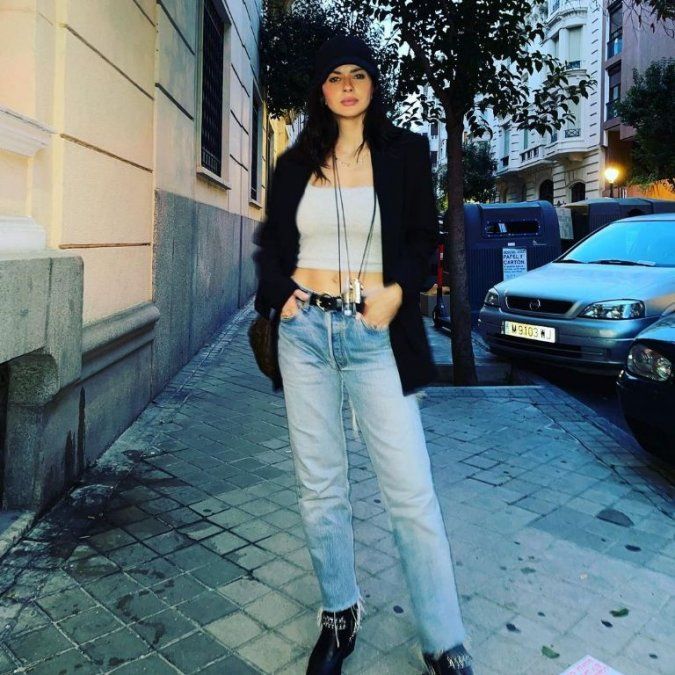 La China Suárez, totalmente morocha.