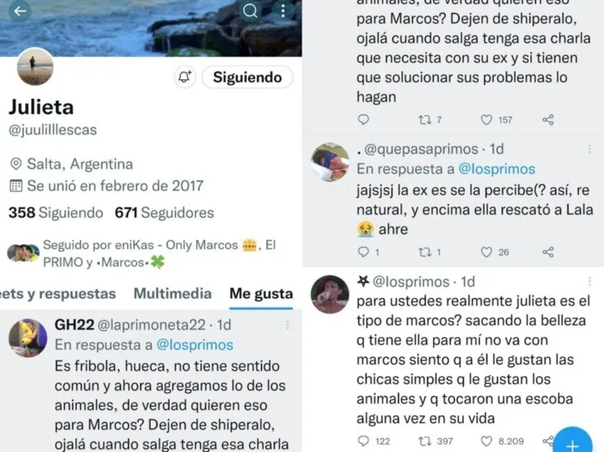 Los tuit a los que le dio