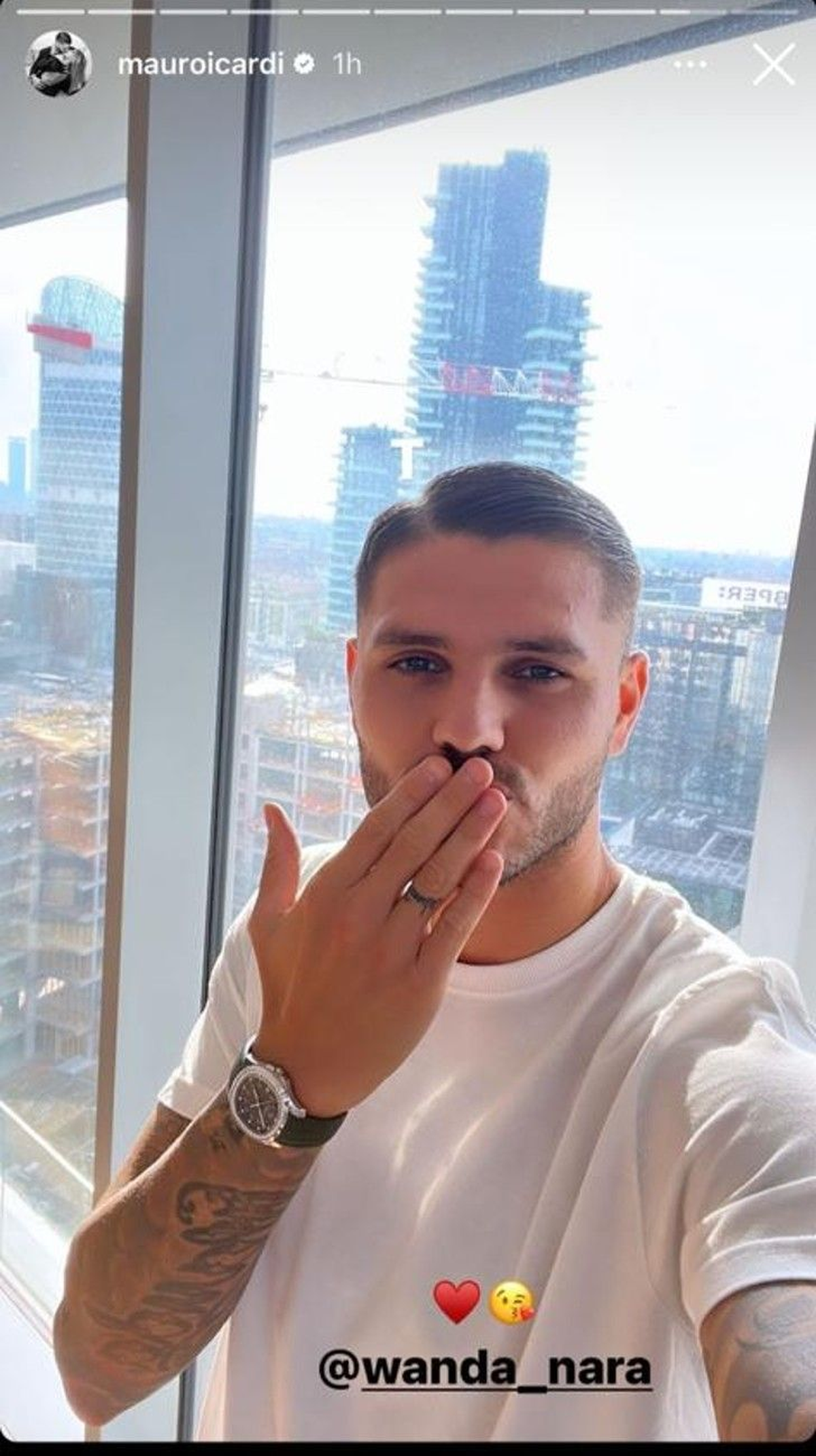 Mauro Icardi publicó fuertes chats con Wanda Nara y los borró 