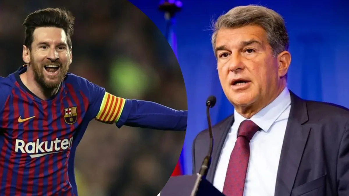 Joan Laporta fue sincero. "Que nadie lo dude: Messi quiere al Barcelona.