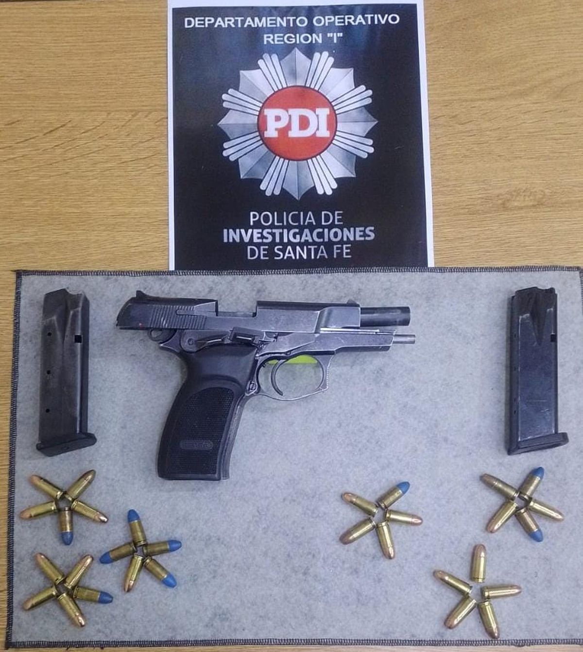 Los elementos secuestrados por la PDI. Los elementos secuestrados por la PDI.