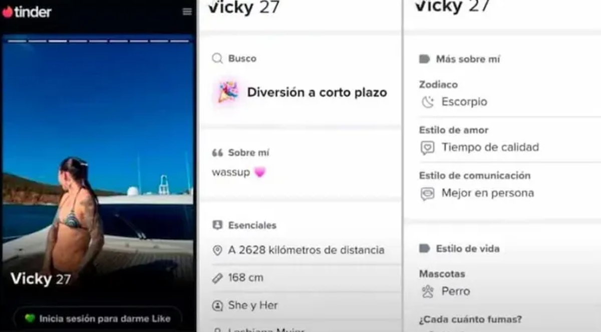 Young Miko sorprendió al abrirse un perfil en Tinder. Young Miko sorprendió al abrirse un perfil en Tinder.