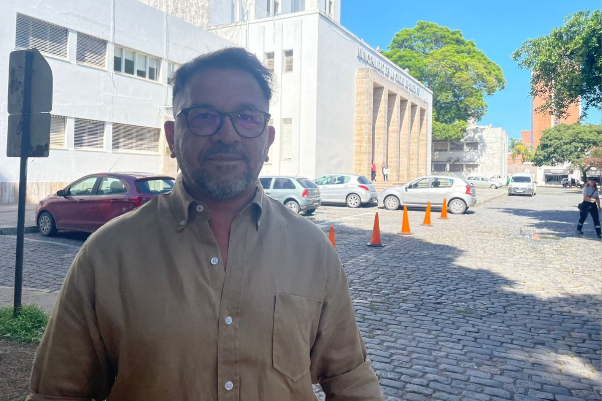 Gerardo Igaramo, titular de Fatap, tras el encuentro en la Municipalidad de Santa Fe. Gerardo Igaramo, titular de Fatap, tras el encuentro en la Municipalidad de Santa Fe.