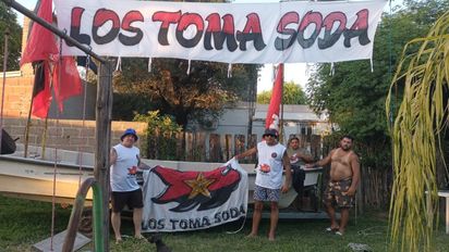 Los hinchas de Colón quieren copar la Maratón Santa Fe-Coronda con todo su colorido: banderas y más