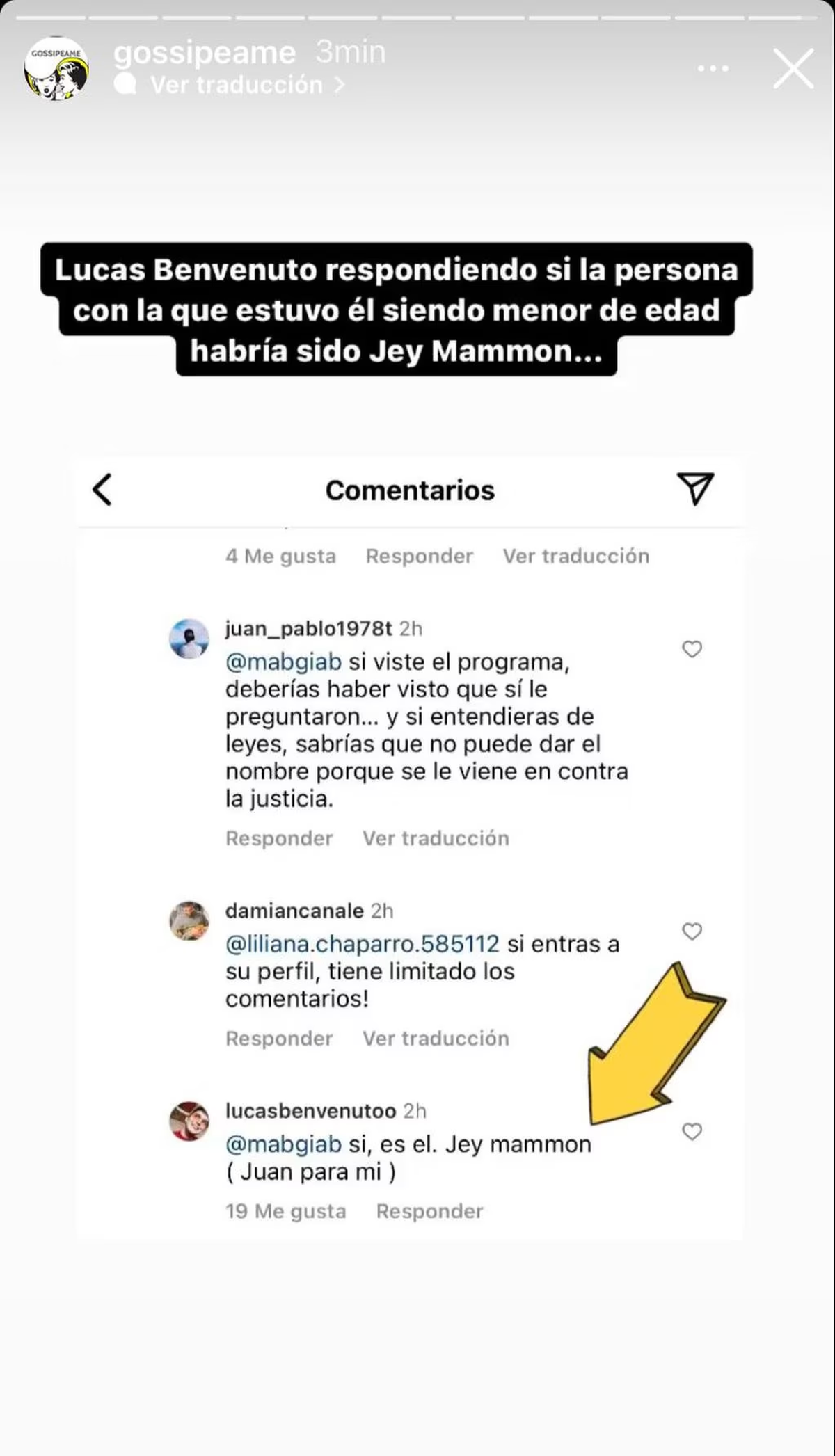 El joven que denunció a Marcelo Corazza, apuntó contra Jey Mammon.