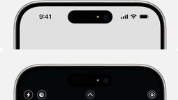 altText(Qué significan los puntos naranja y verde en la parte superior del celular)}