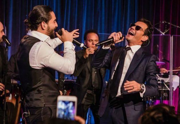 Marc Anthony “besó” en la boca a Maluma