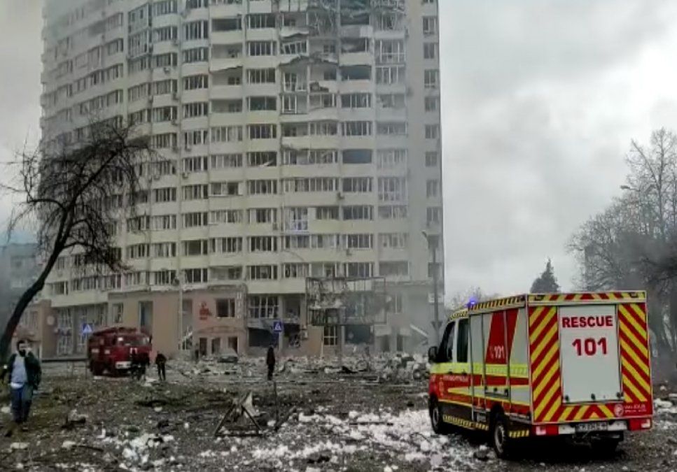 El alcalde de Chernigov afirmó que su ciudad ha quedad destruida.